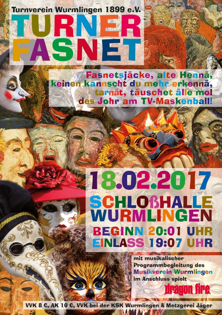 Turnerfasnet 2017, Turnverein Wurmlingen, TV-Wurmlingen, Wir sind Turnen