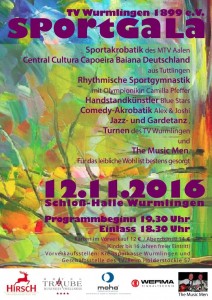 Sportgala 2016, Turnverein Wurmlingen, TV-Wurmlingen, Wir sind Turnen